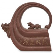 CHINESE YIXING CLAY TEAPOTDESC