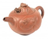 CHINESE YIXING DRAGON TEAPOT,