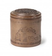 CHINESE YIXING POTTERY CRICKET