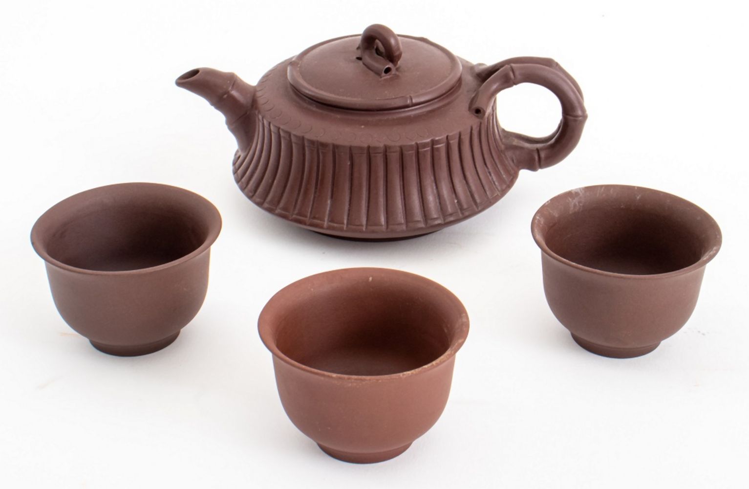 CHINESE YIXING STONEWARE TEA POT