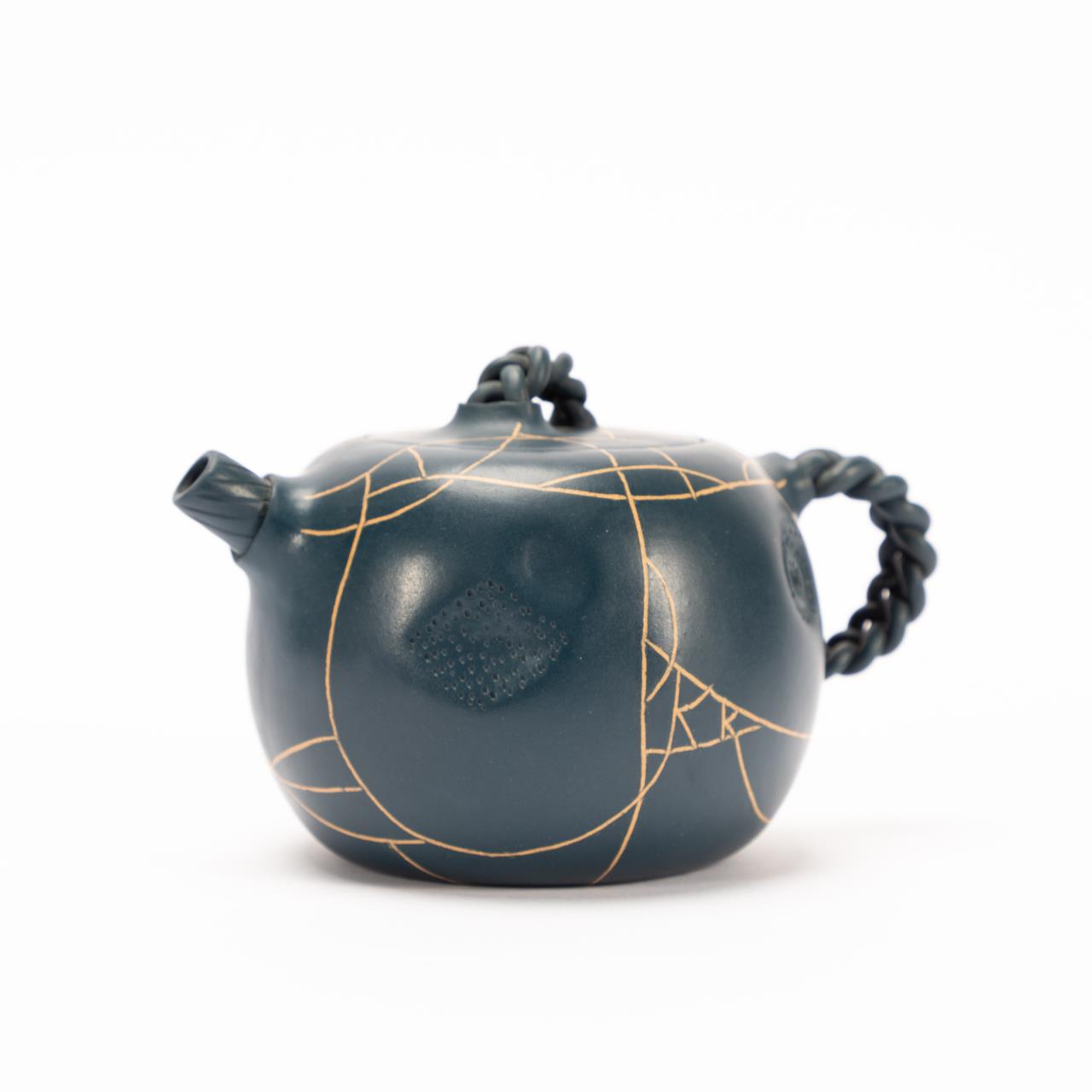 CHINESE YIXING ZISHA DARK BLUE
