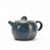 CHINESE YIXING ZISHA DARK BLUE