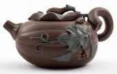 CHINESE YIXING ZISHA GOURD FOR