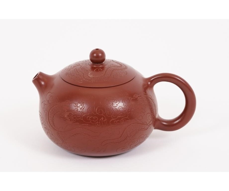 Chinese Zhisha teapot, 20th c.,