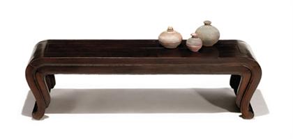 Chinese Zi wood lute or kang table
