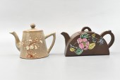 CHINESE ZISHA ENAMEL AND GE GL
