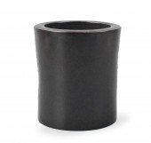 CHINESE ZITAN CARVED BRUSHPOT