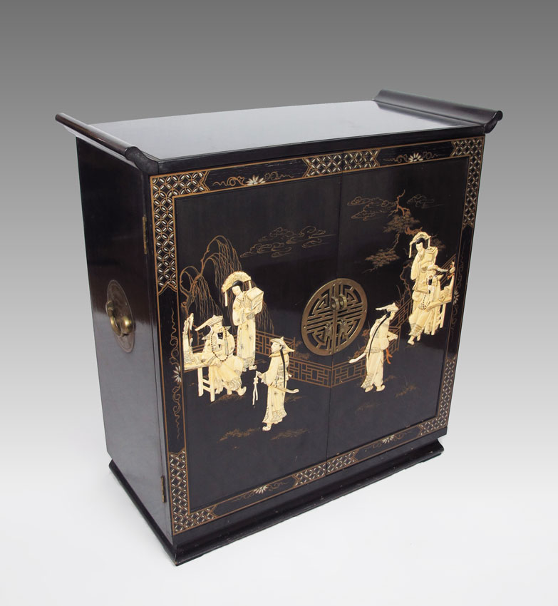 CHINOISERIE AND STONE INLAY
