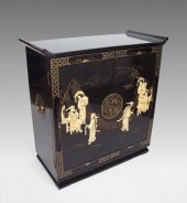 CHINOISERIE AND STONE INLAY OR