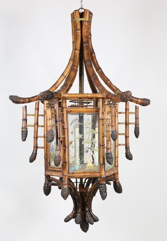 CHINOISERIE BAMBOO PAGODA FORM