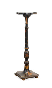 CHINOISERIE BLACK JAPANNED FIG