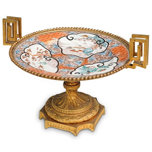 CHINOISERIE BRONZE MOUNTED PEDESTAL