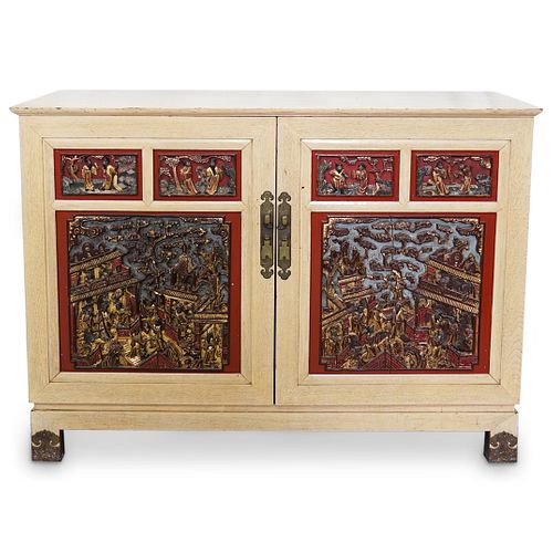 CHINOISERIE CARVED PANEL