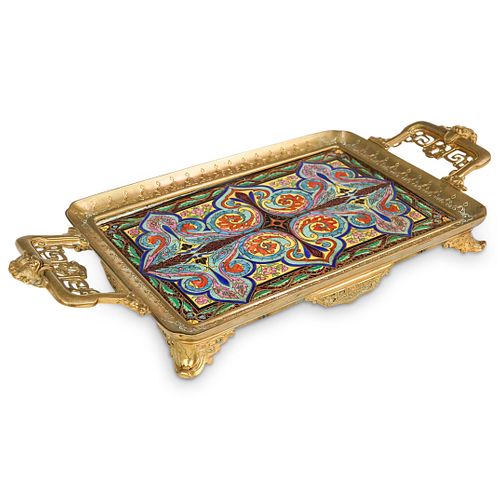 CHINOISERIE CHAMPLEVE BRONZE
