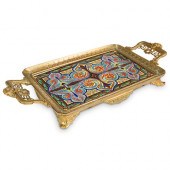 CHINOISERIE CHAMPLEVE BRONZE T