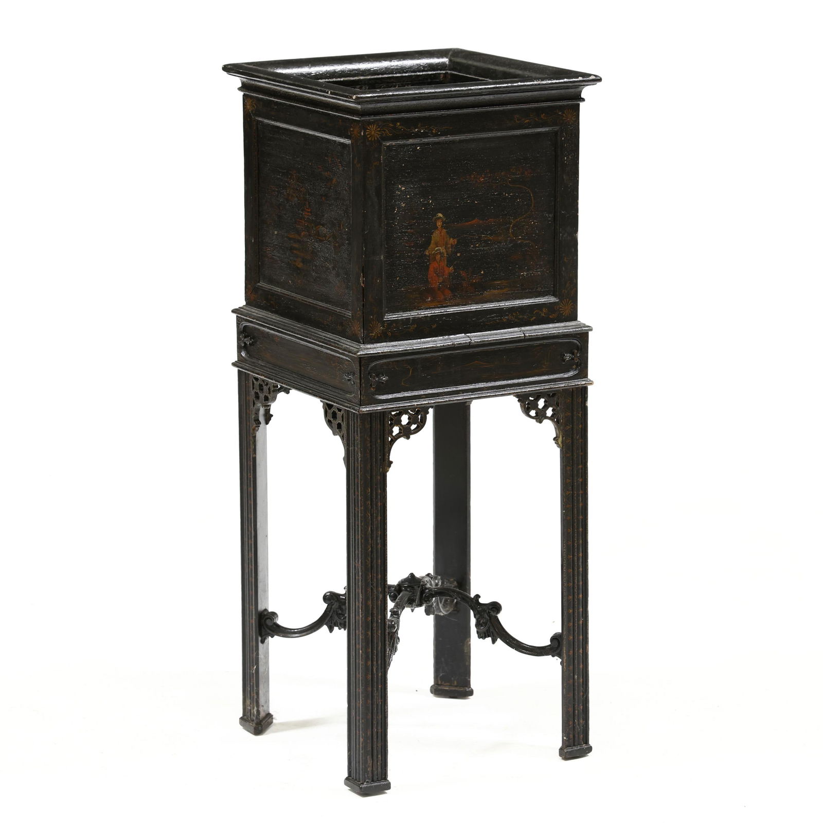 CHINOISERIE DECORATED CHIPPENDALE