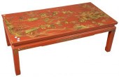 CHINOISERIE DECORATED COFFEE T