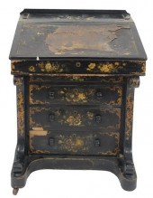CHINOISERIE DECORATED DAVENPOR