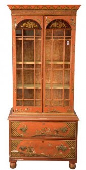 CHINOISERIE DECORATED DISPLAY