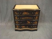 Chinoiserie Decorated Leathert