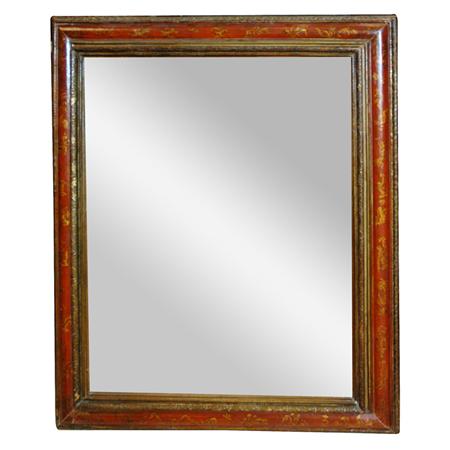 Chinoiserie Decorated Mirror 	 