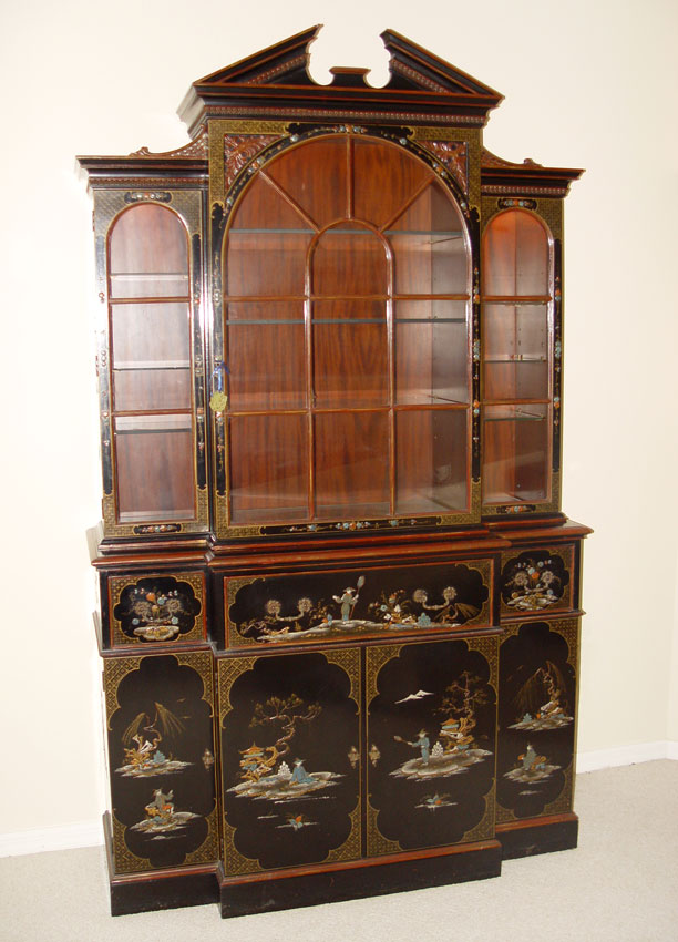 CHINOISERIE DECORATED SECRETARY