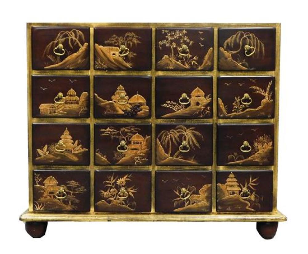 CHINOISERIE DECORATED SMALL