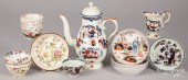 CHINOISERIE DECORATED TEAWARES