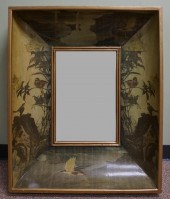 CHINOISERIE DECORATED THREE DI