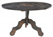CHINOISERIE EBONIZED & LACQUER