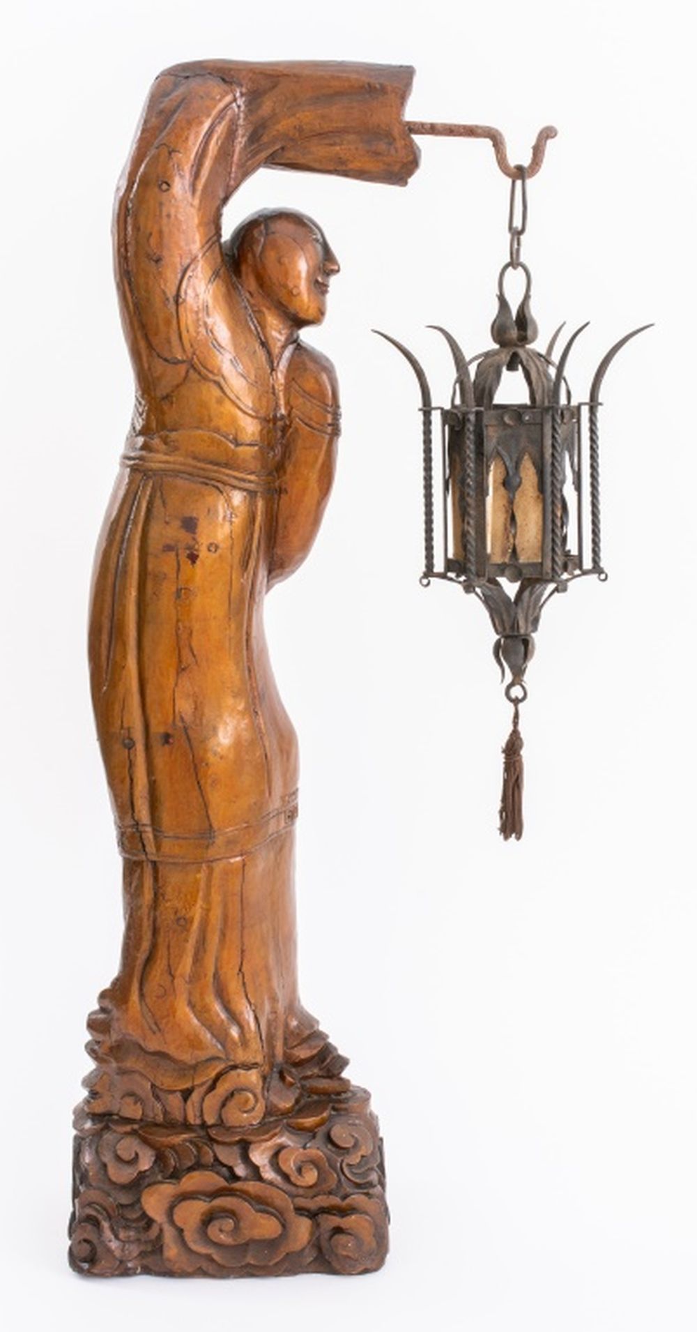 CHINOISERIE FIGURAL LANTERN,
