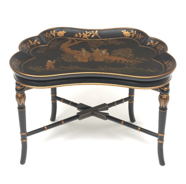 CHINOISERIE FOLDING TRAY TABLE 21