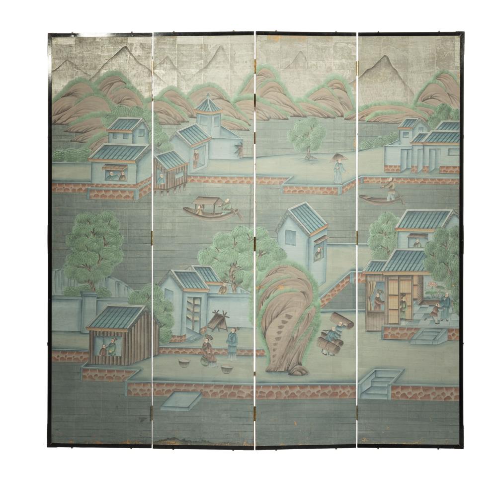 CHINOISERIE FOUR-FOLD