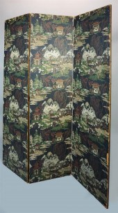 CHINOISERIE FOUR-PANEL WALLPAP