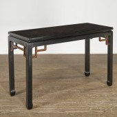 CHINOISERIE GILT LACQUER CONSO