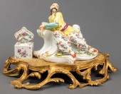 CHINOISERIE GILT MOUNTED PORCE