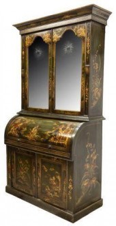 CHINOISERIE JAPANNED DECORATED