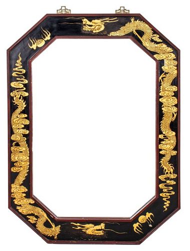 CHINOISERIE LACQUER AND GILT