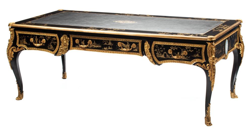 CHINOISERIE LACQUER BUREAU