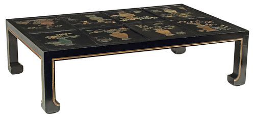 CHINOISERIE LACQUERED LOW COFFEE
