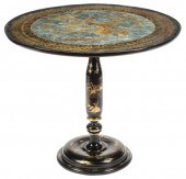 CHINOISERIE LACQUERED TABLE WI