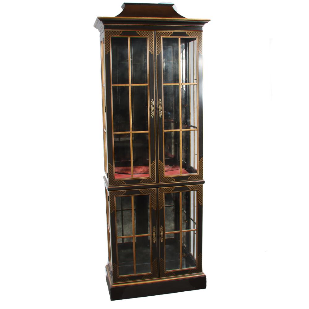 CHINOISERIE LIGHTED MIRRORED
