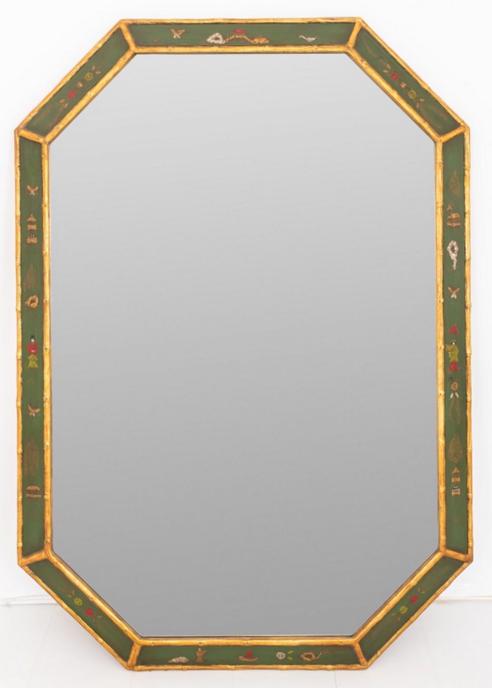 CHINOISERIE PAINTED AND GILDED