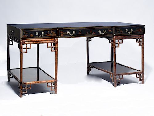 CHINOISERIE PAINTED LACQUER