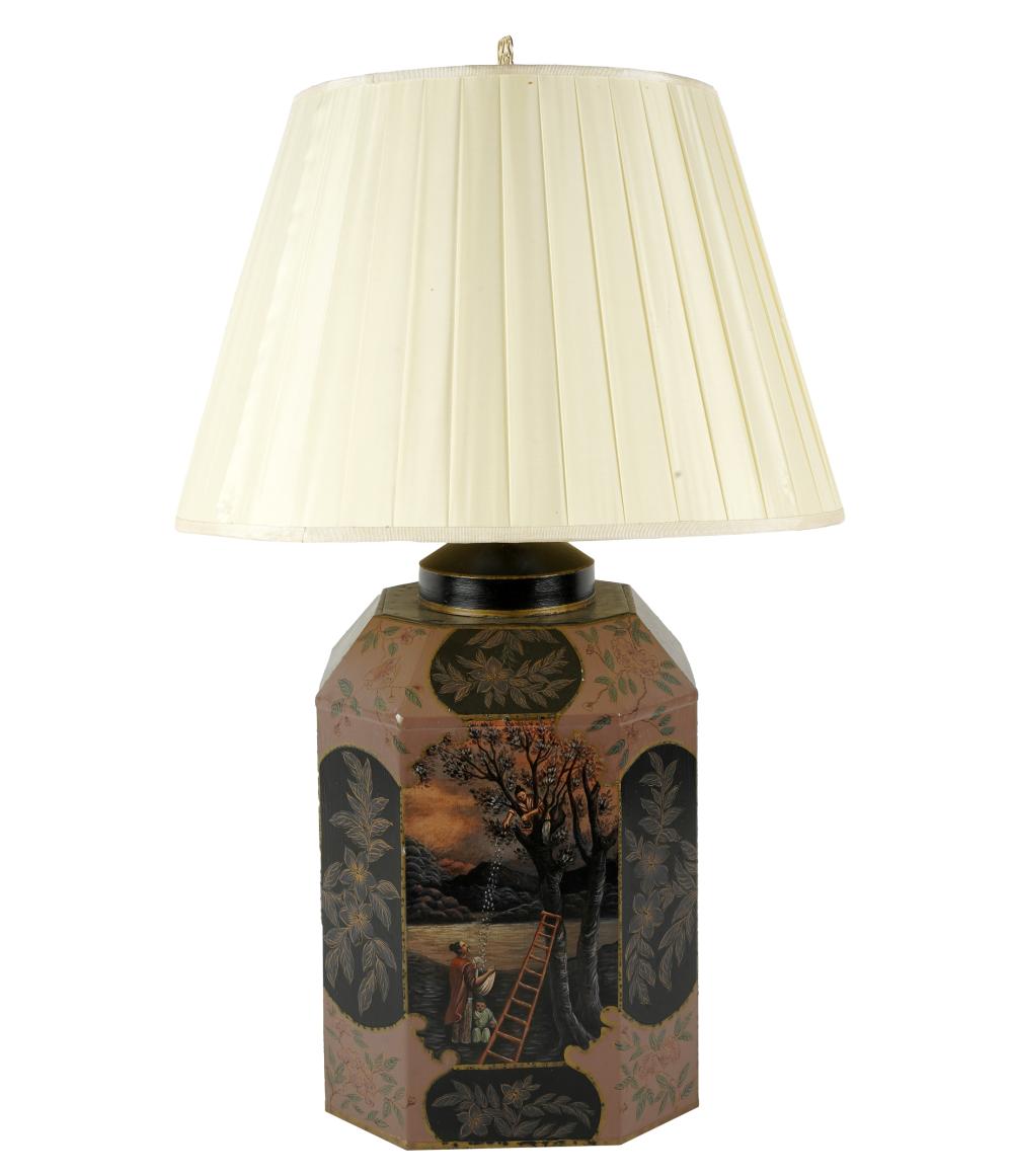 CHINOISERIE PAINTED TOLE TABLE