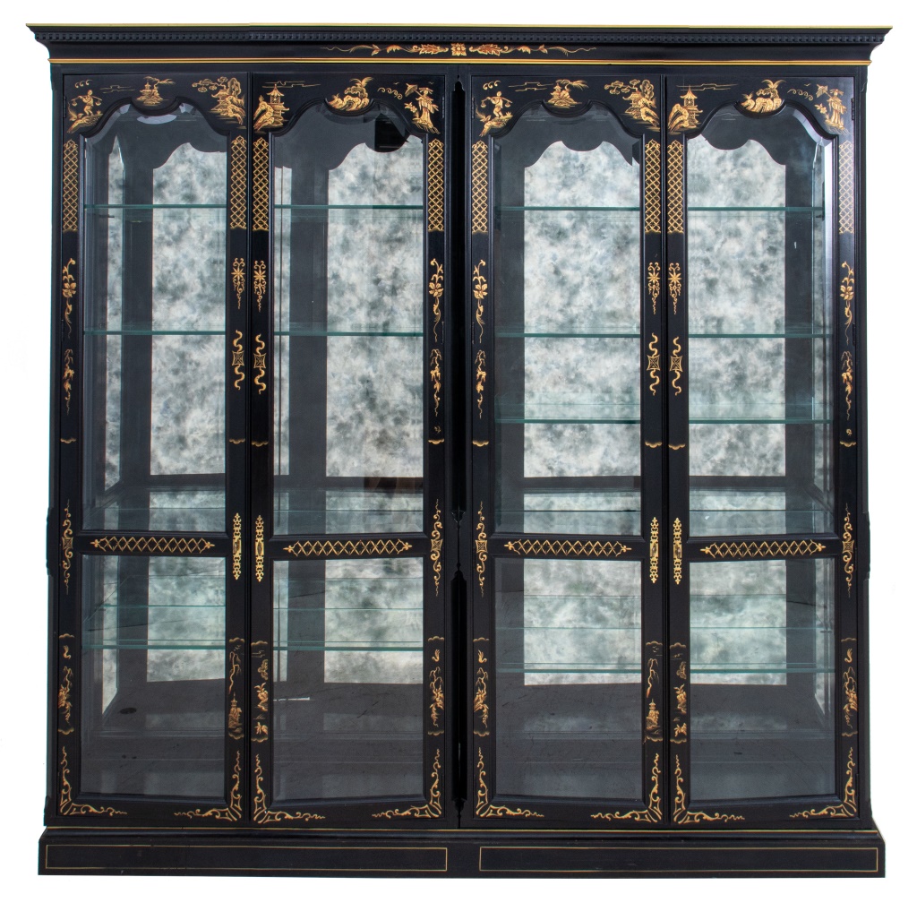CHINOISERIE PARCEL-GILT BLACK