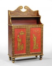 Chinoiserie Polychromed and Fa