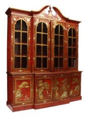 CHINOISERIE RED LACQUERED BREA
