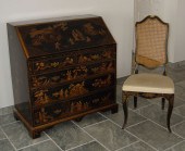 CHINOISERIE SLANT FRONT DESK A