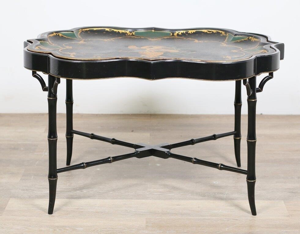 CHINOISERIE STYLE BUTLER'S TRAY